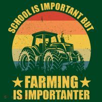 School Is Important Farming Is Importanter Visor thumb 3