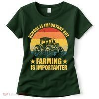 School Is Important Farming Is Importanter Women's T-Shirt thumb 0