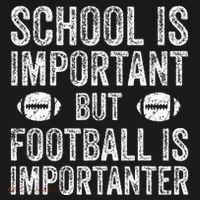 School Is Important Football Is Importanter Football Lineman Women's Tank Top thumb 5