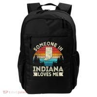Someone In Indiana Loves Me Retro Indiana Backpack thumb 0