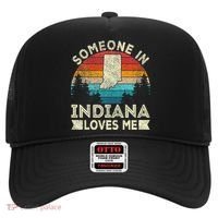 Someone In Indiana Loves Me Retro Indiana Hat thumb 0