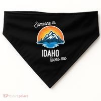 Someone In Idaho Loves Me Great Gift USA-Made Doggie Bandana thumb 0