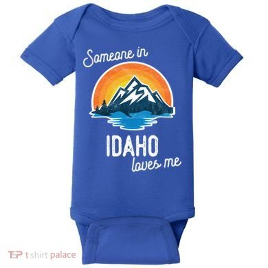Someone In Idaho Loves Me Great Gift Baby Bodysuit
