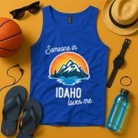 Someone In Idaho Loves Me Great Gift Tank Top thumb 4