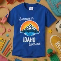 Someone In Idaho Loves Me Great Gift Kids T-Shirt thumb 3