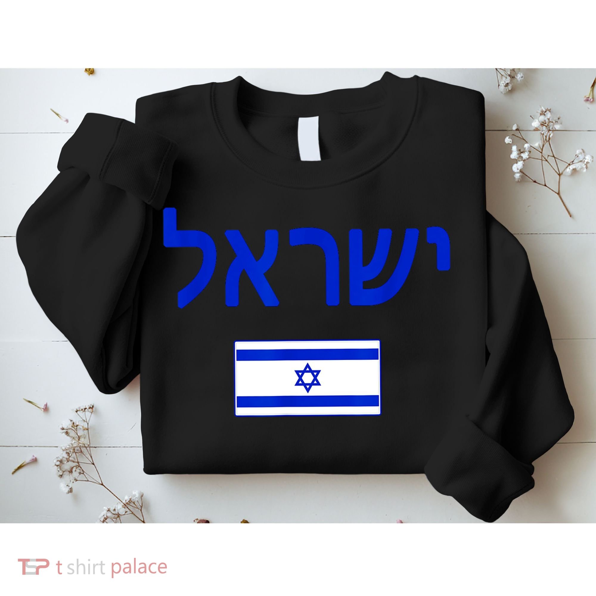 Support Israel I Stand With Israel Israel Flag Sweatshirt