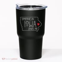 Someone In Iowa Loves Me Tumbler thumb 0