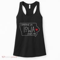 Someone In Iowa Loves Me Women's Tank Top thumb 0