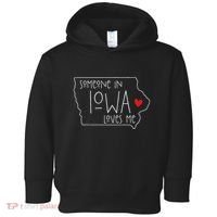 Someone In Iowa Loves Me Toddler Hoodie thumb 0
