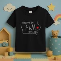 Someone In Iowa Loves Me Toddler T-Shirt thumb 3
