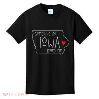 Someone In Iowa Loves Me Kids T-Shirt thumb 0