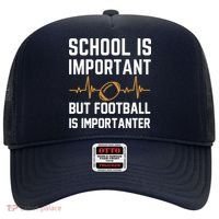 school is important but football is importanter lineman Premium Hat thumb 0