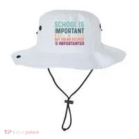 School Is Important But Solar Eclipse Is Importanter Bucket Hat thumb 0