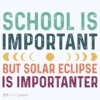 School Is Important But Solar Eclipse Is Importanter Bucket Hat thumb 4