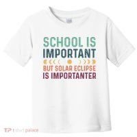 School Is Important But Solar Eclipse Is Importanter Toddler T-Shirt thumb 0