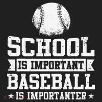 School Is Important But Baseball Is Importanter Funny Beanie thumb 2