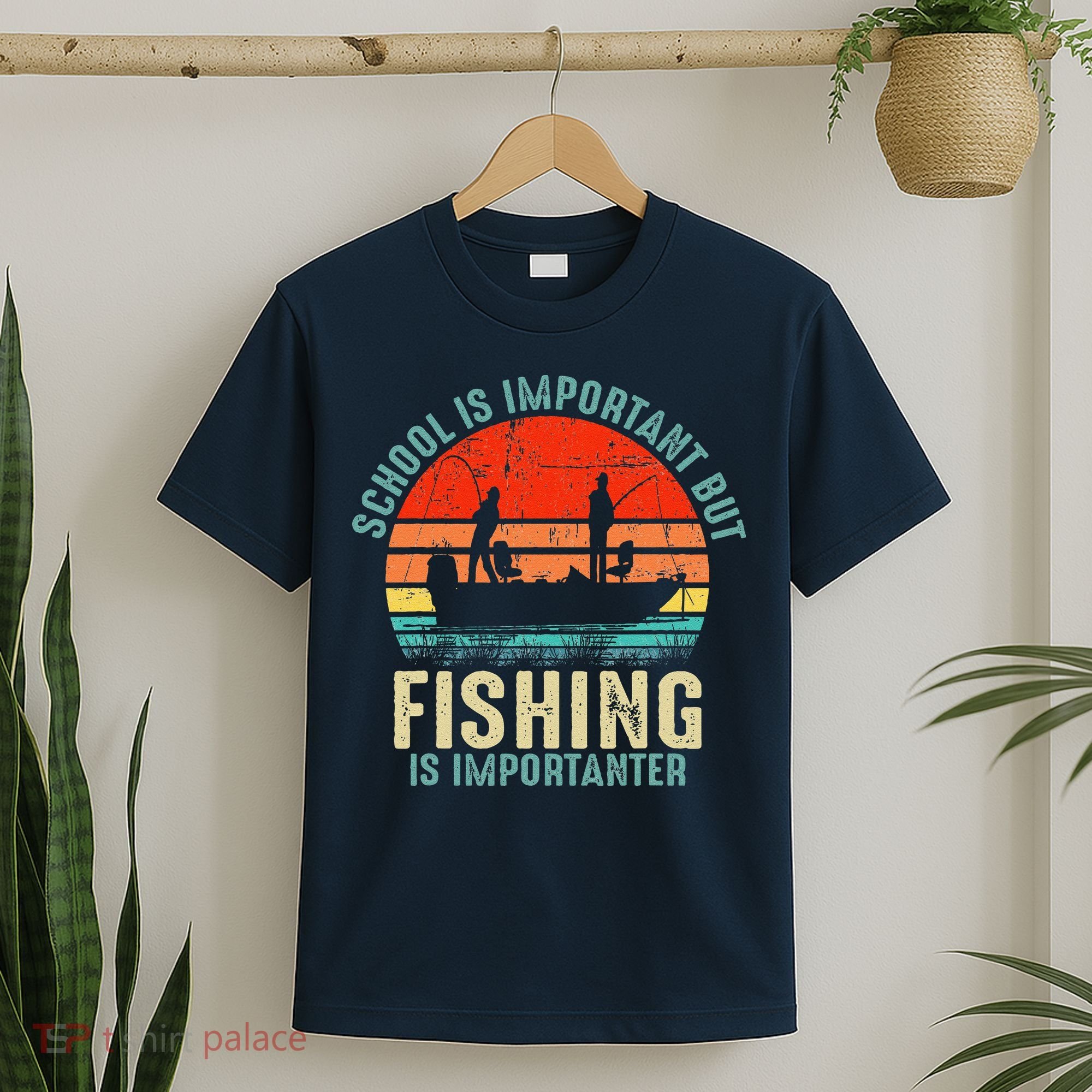 School Is Important But Fishing Is Importanter T-Shirt
