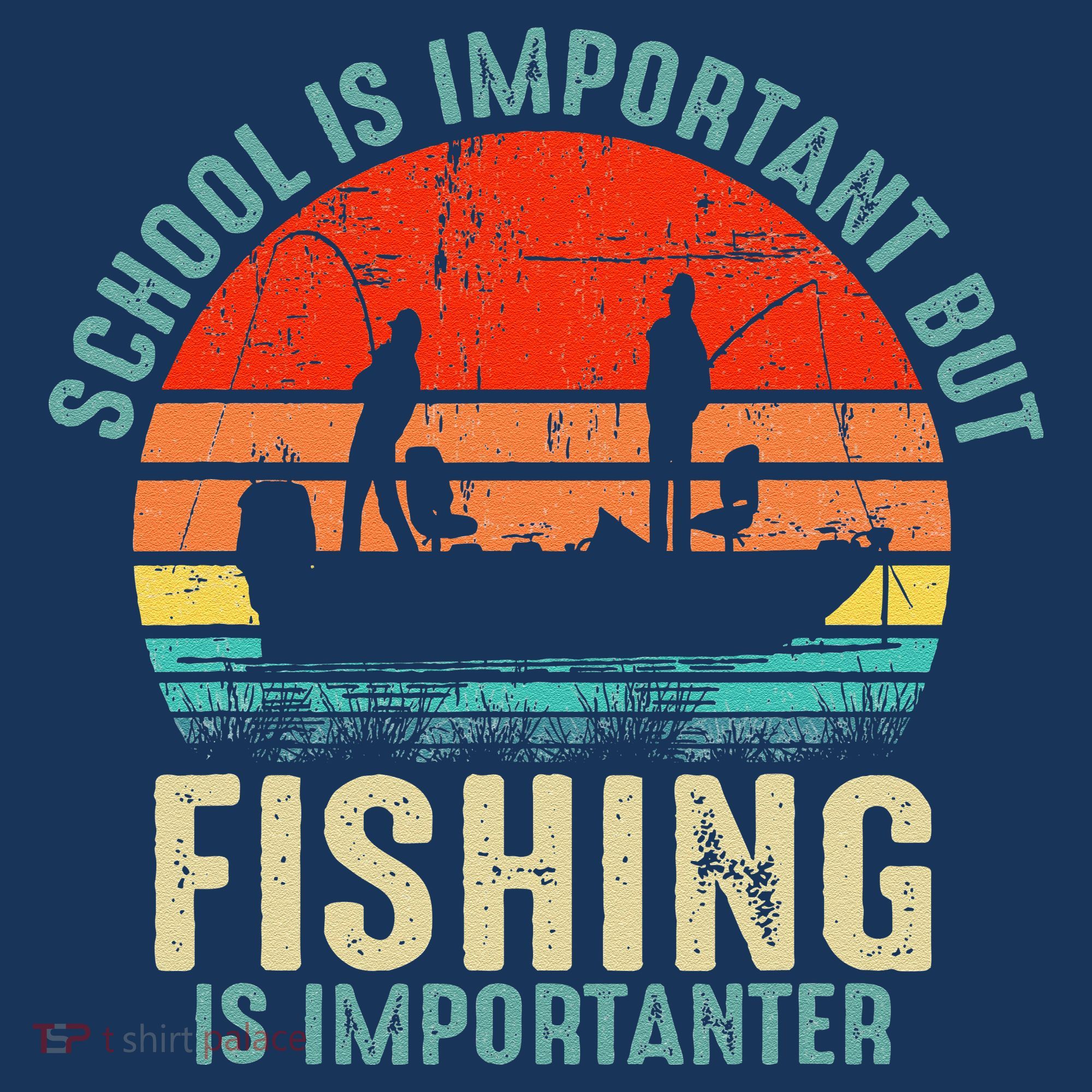 School Is Important But Fishing Is Importanter Women's Hoodie
