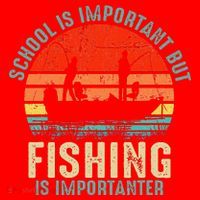 School Is Important But Fishing Is Importanter Santa Hat thumb 1