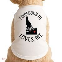 Somebody In Idaho Loves Me Doggie Tank thumb 0