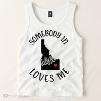 Somebody In Idaho Loves Me Tank Top thumb 2