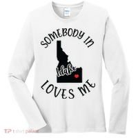 Somebody In Idaho Loves Me Women's Long Sleeve Shirt thumb 0