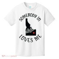 Somebody In Idaho Loves Me Kids T-Shirt thumb 0