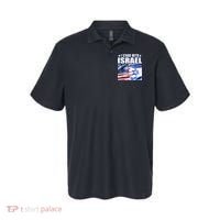 Support Israel I Stand With Israel Us Israel Flag Combined Polo thumb 0