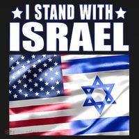 Support Israel I Stand With Israel Us Israel Flag Combined Women's Hoodie thumb 2