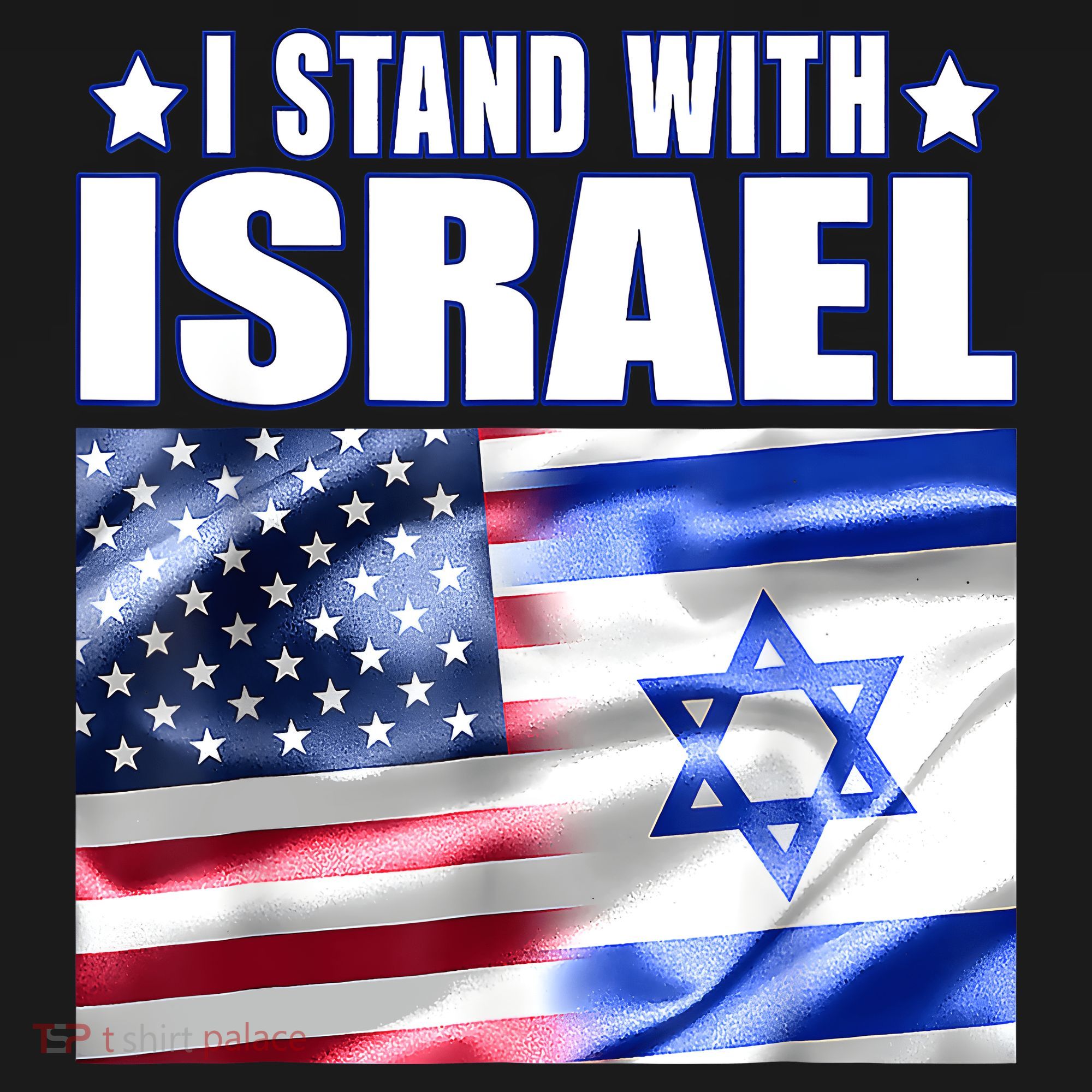 Support Israel I Stand With Israel Us Israel Flag Combined Women's Tank Top