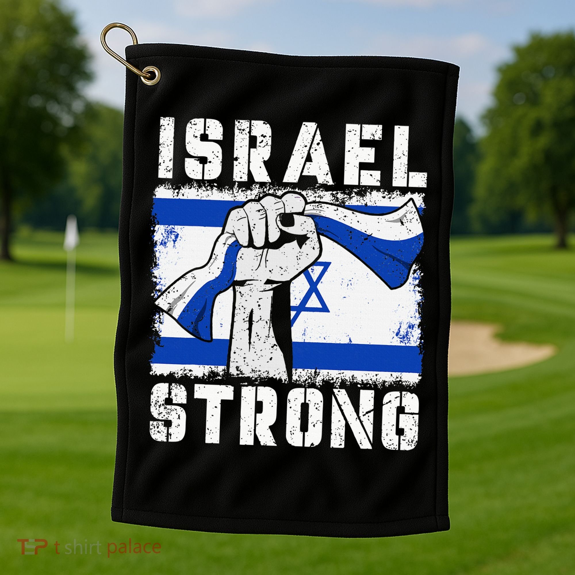 Support Israel I Stand With Israel Pray For Israel Golf Towel