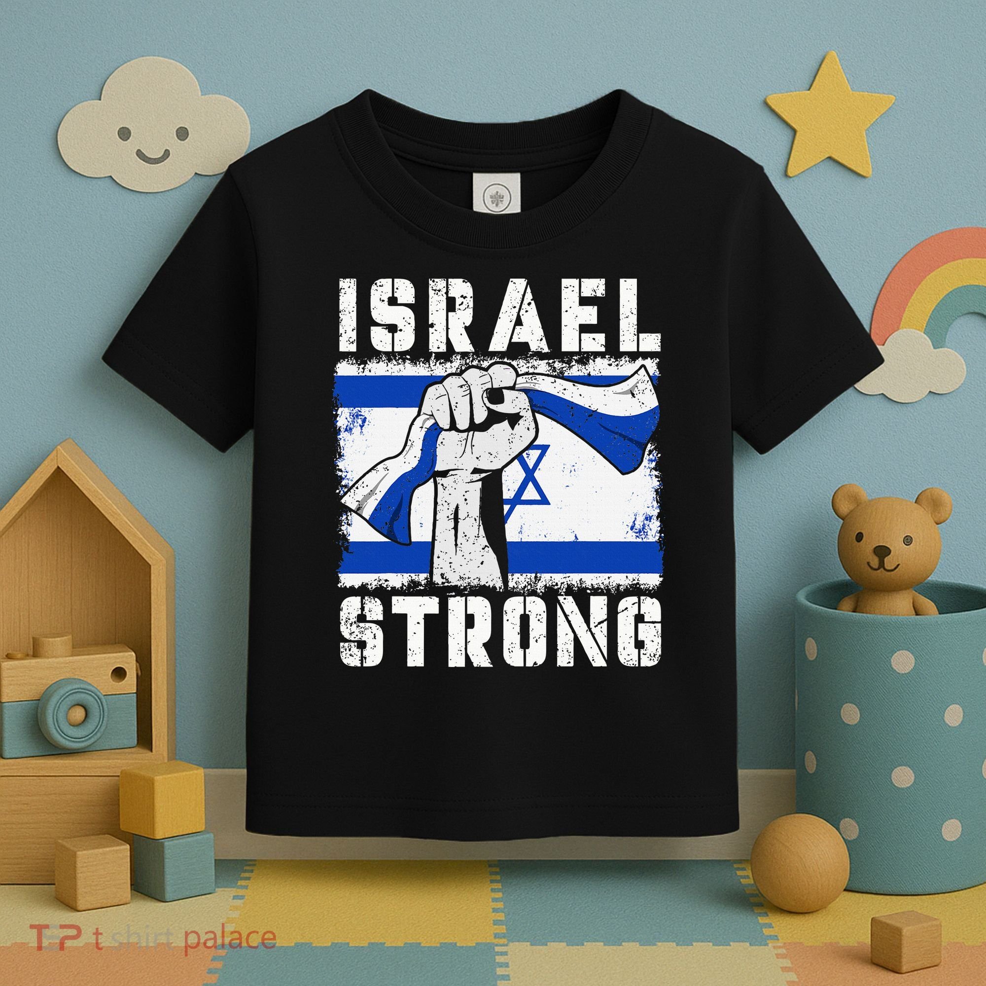Support Israel I Stand With Israel Pray For Israel Toddler T-Shirt