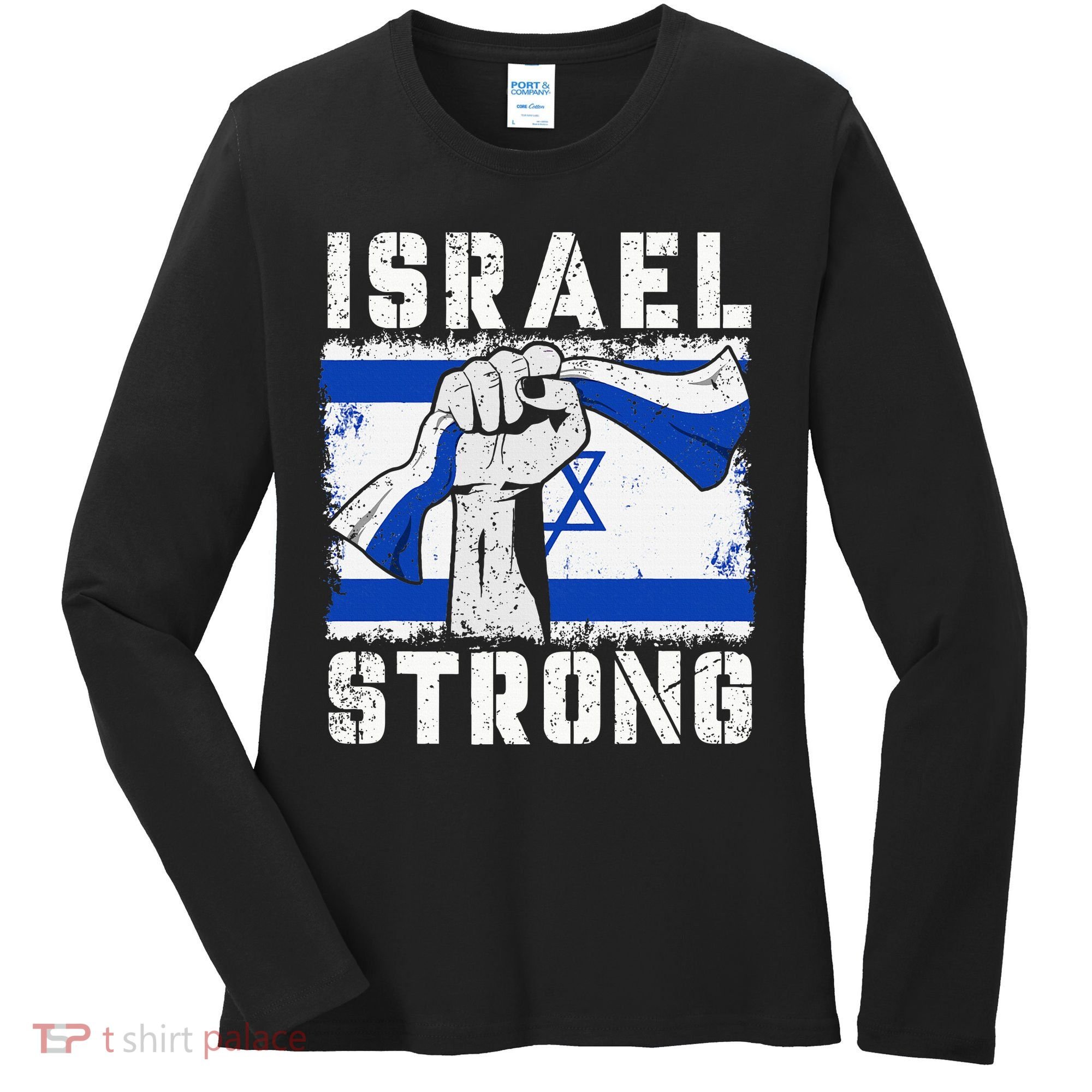Support Israel I Stand With Israel Pray For Israel Women's Long Sleeve Shirt