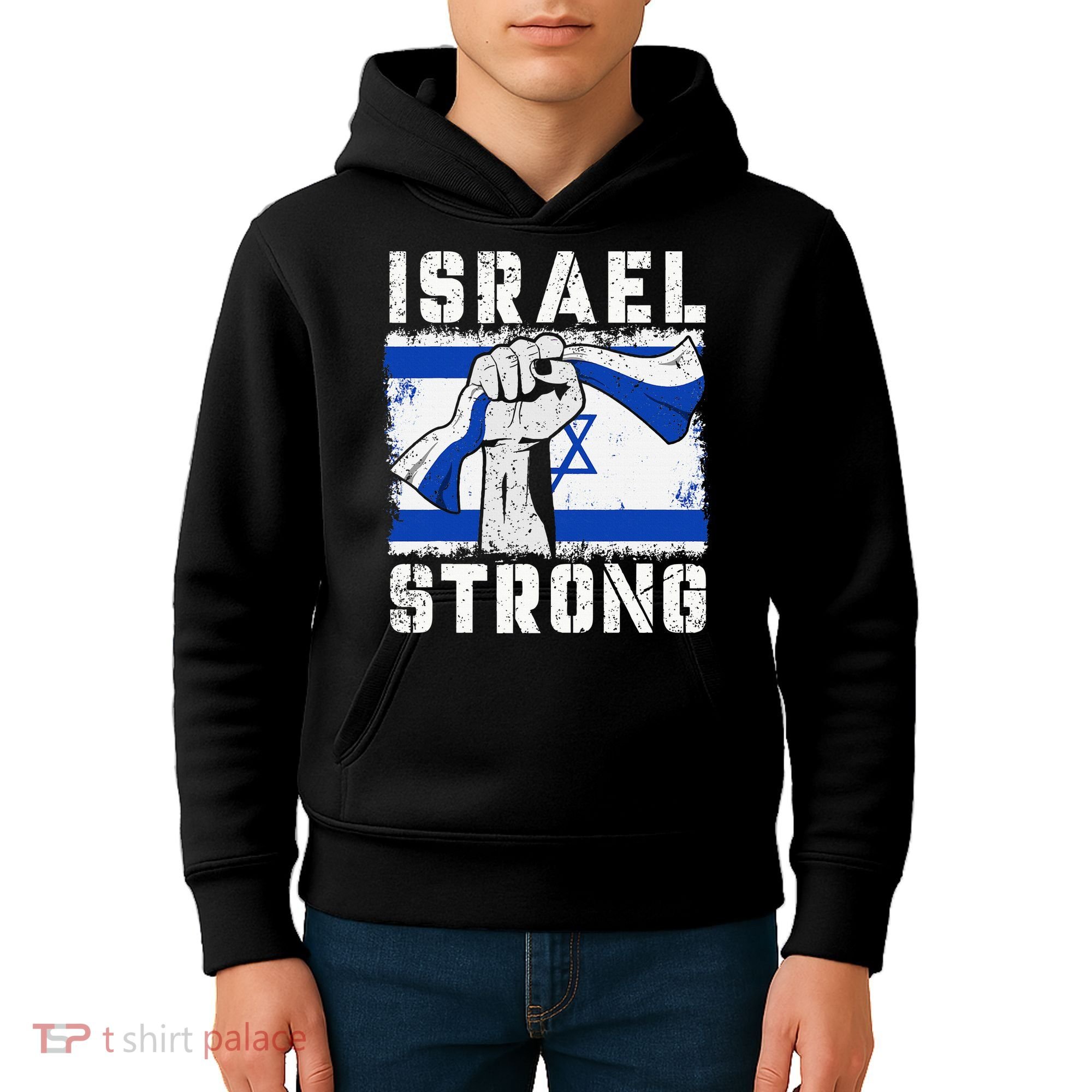 Support Israel I Stand With Israel Pray For Israel Kids Hoodie