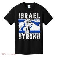 Support Israel I Stand With Israel Pray For Israel Kids T-Shirt thumb 0