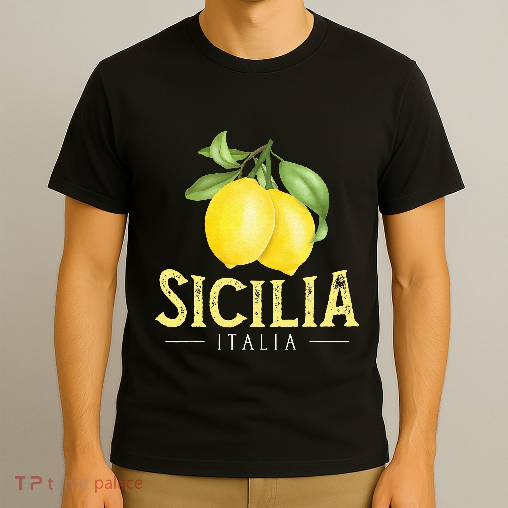 Sicilia Italia Italian Lemons Proud Sicilian T-Shirt