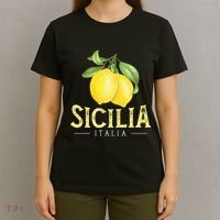 Sicilia Italia Italian Lemons Proud Sicilian T-Shirt thumb 4