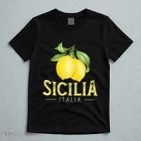 Sicilia Italia Italian Lemons Proud Sicilian T-Shirt thumb 5