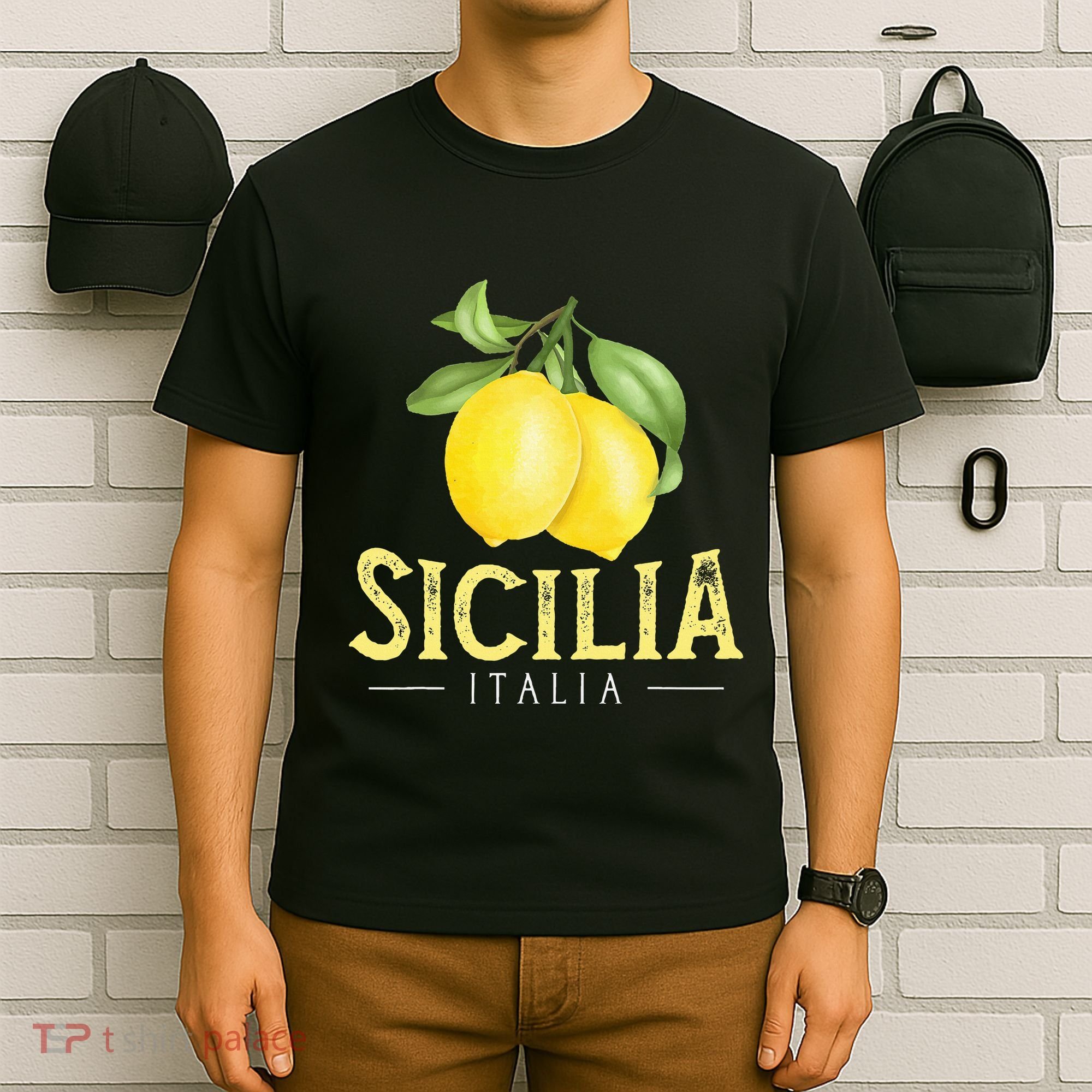 Sicilia Italia Italian Lemons Proud Sicilian T-Shirt