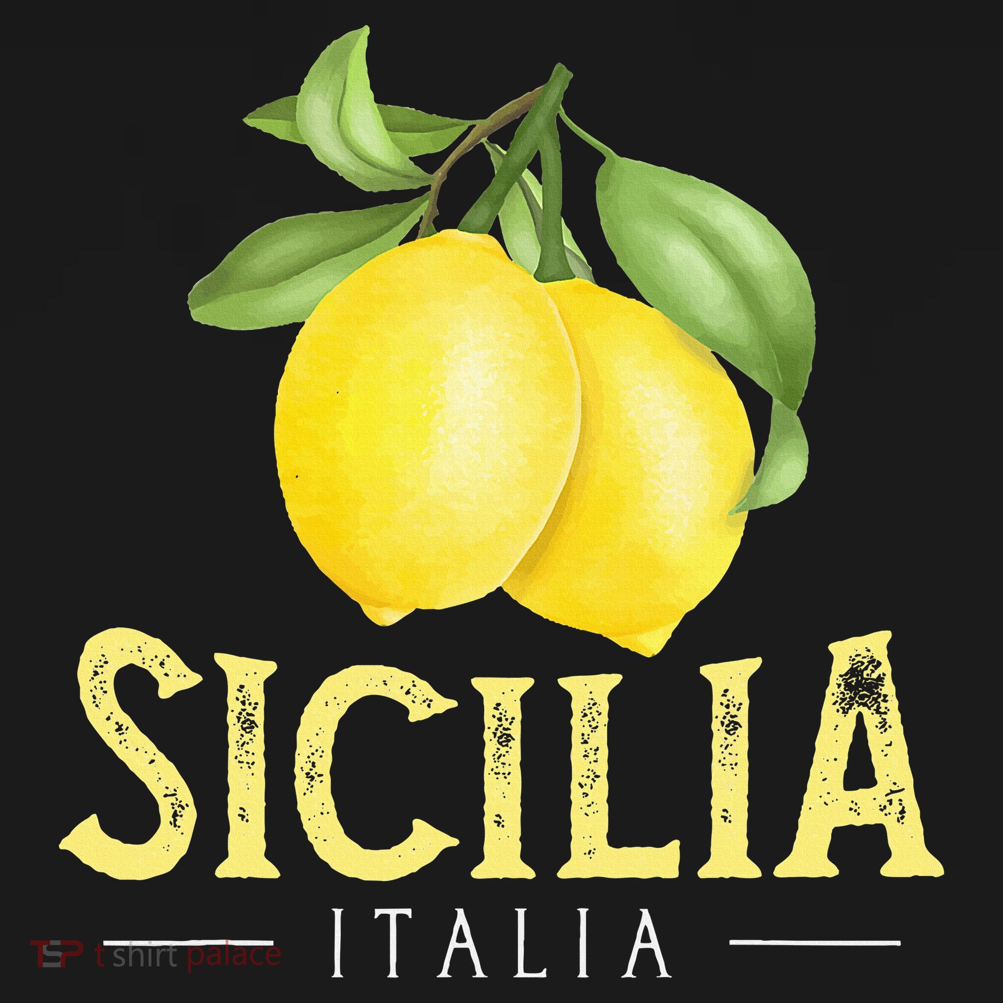 Sicilia Italia Italian Lemons Proud Sicilian T-Shirt