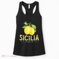Sicilia Italia Italian Lemons Proud Sicilian Women's Tank Top thumb 0