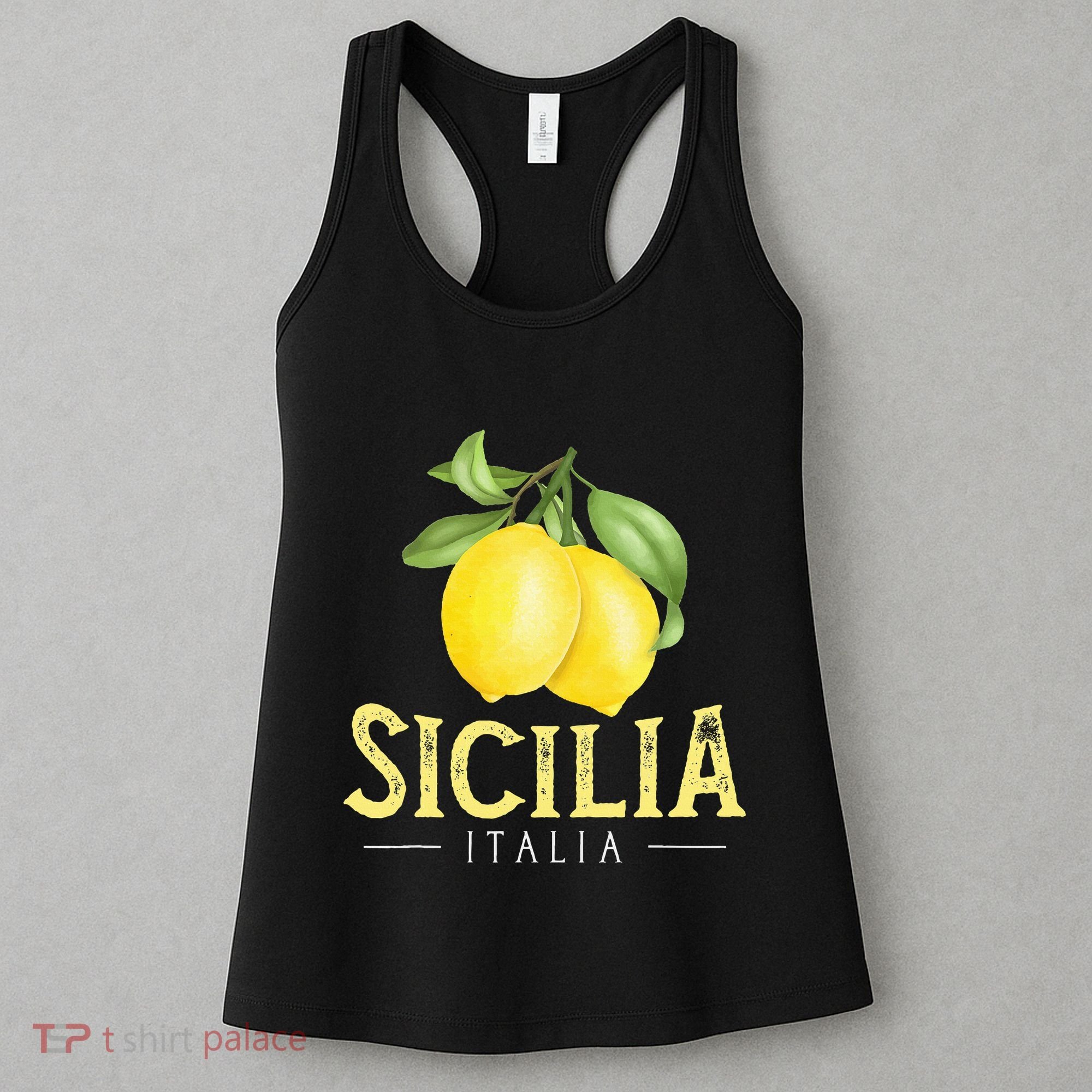 Sicilia Italia Italian Lemons Proud Sicilian Women's Tank Top