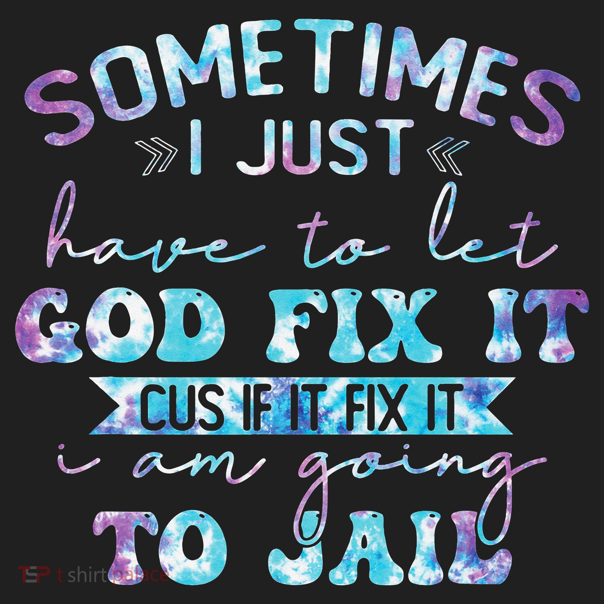 Sometimes I Just Have To Let God Fix It Funny Sarcastic Beanie