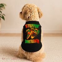 Steppin Into Juneteenth Sneaker Gym Shoes Celebrate Juneteenth Doggie Tank thumb 2
