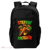 Steppin Into Juneteenth Sneaker Gym Shoes Celebrate Juneteenth Backpack thumb 0
