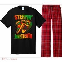 Steppin Into Juneteenth Sneaker Gym Shoes Celebrate Juneteenth Pajama Set thumb 0