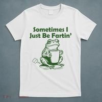 Sometimes I Just Be Fartin Funny Frog T-Shirt thumb 5