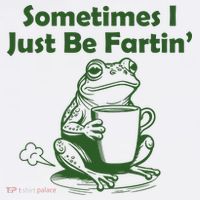 Sometimes I Just Be Fartin Funny Frog Women's Tank Top thumb 5