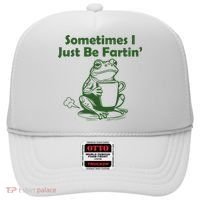 Sometimes I Just Be Fartin Funny Frog Hat thumb 0