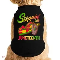 Steppin Into Juneteenth Doggie Tank thumb 0